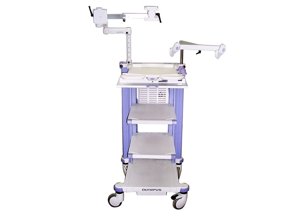 オリンパス 内視鏡トロリー WM-NP1(No.18041) オリンパス内視鏡専用トロリー WM-NP1 ☆直接引き取り可