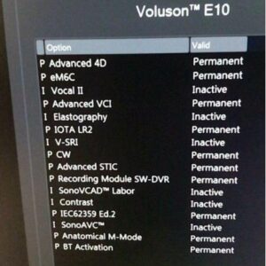 GE Voluson E10 Ultrasound Machine