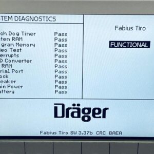 Used DRAGER Fabius Tiro