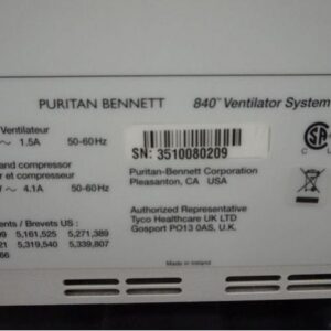 Used COVIDIEN Puritan Bennett 840