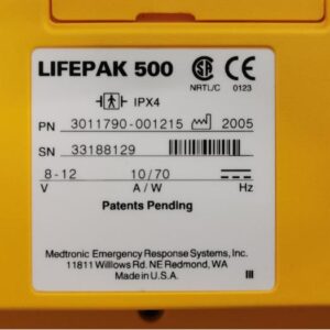 Used Good MEDTRONIC Lifepak 500