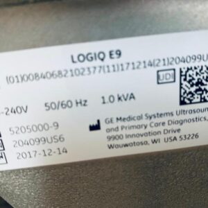 Refurbished GE Logiq E9 XDclear