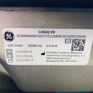 Refurbished GE Logiq E9 XDclear