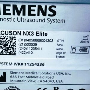 Refurbished SIEMENS ACUSON NX3 Elite