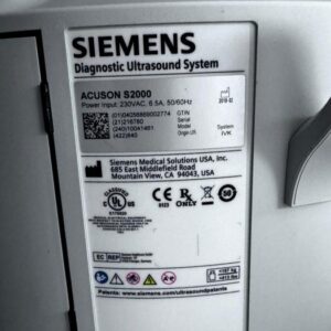 Refurbished SIEMENS ACUSON S2000 HELX Evolution