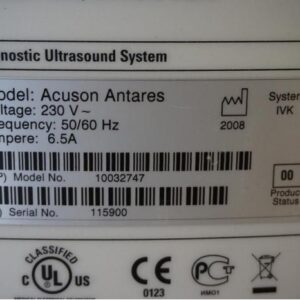 Used SIEMENS Sonoline Antares