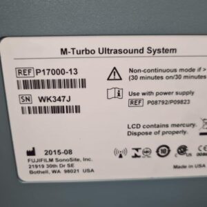 Refurbished SONOSITE M-Turbo