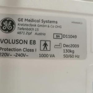 Used Very Good GE Voluson E8