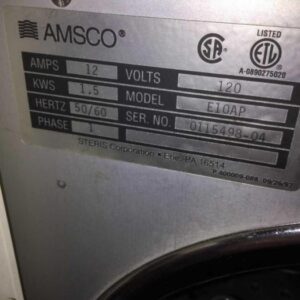 Used AMSCO Eagle Ten