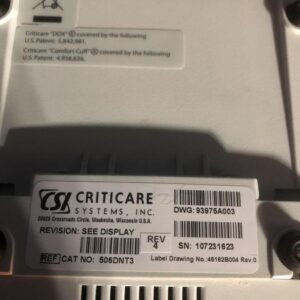 Used CRITICARE ComfortCuff 506NT3