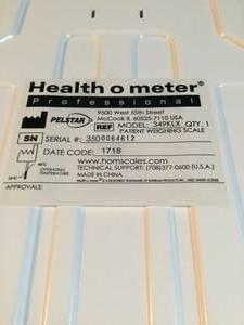 Used HEALTH O METER 349KLX